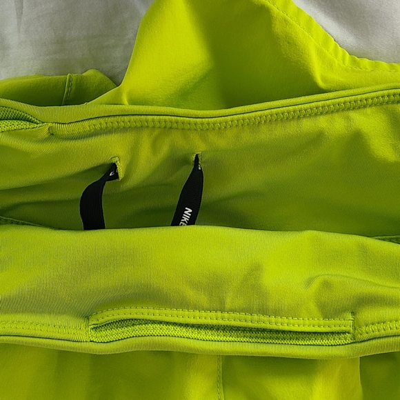 Nike eclipse lime green running shorts small - Picture 4 of 5